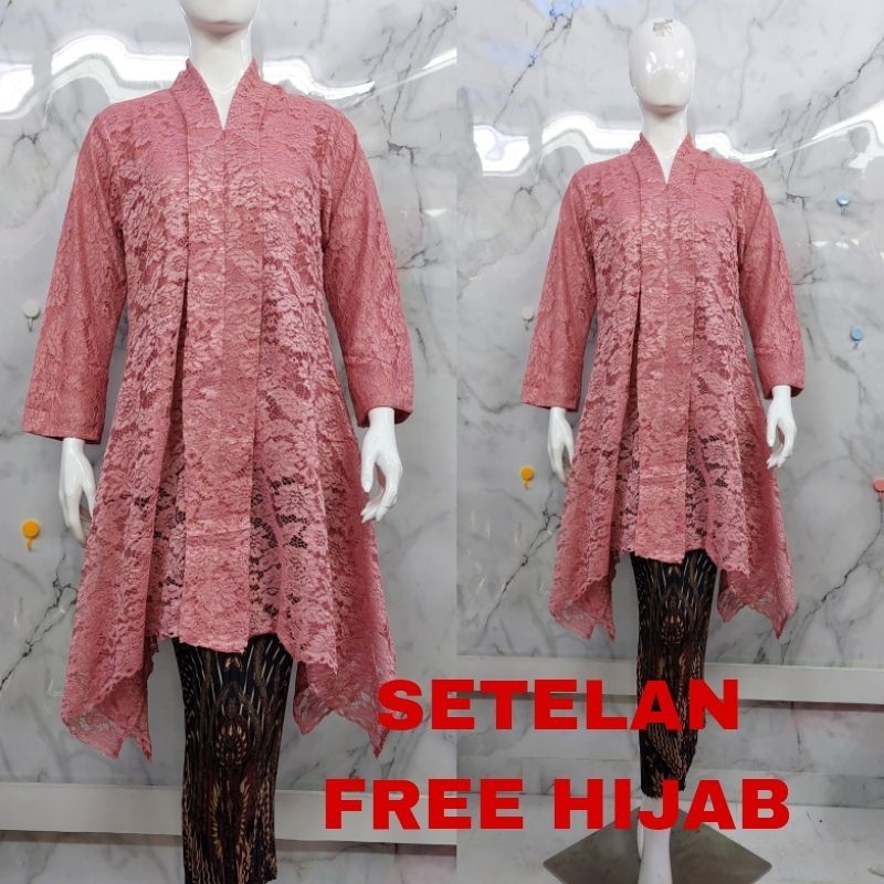 kebaya brukat Kartini/kebaya terbaru/kebaya modern