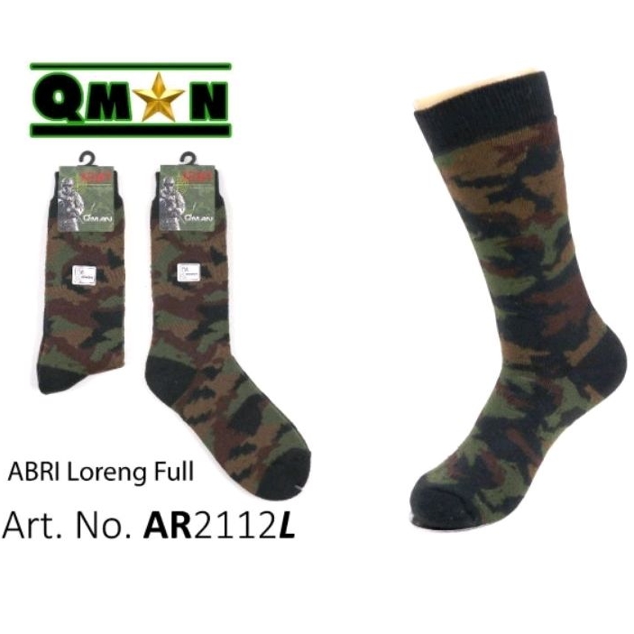 1.pasang kaos kaki ARMY.TERY.TEBAL.FUL.LORENG.Sebetis