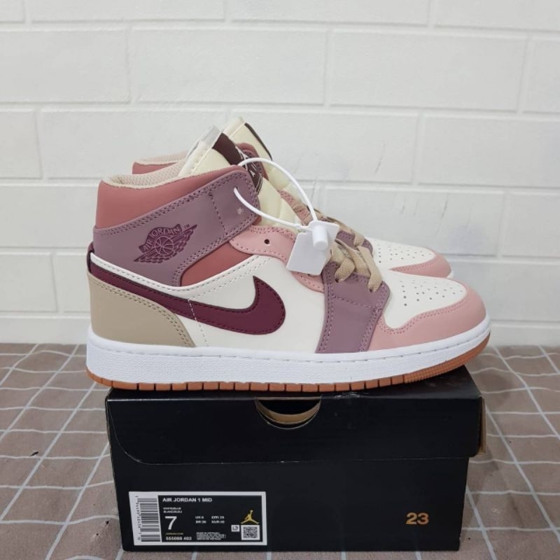 Nike Air Jordan 1 Dark Pony Smoke Mauve Size 37-40