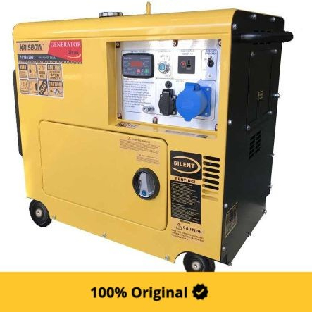 Krisbow Generator Diesel Hp 4000w 1 Ph Silent Cwa Krpd40 - 10181290