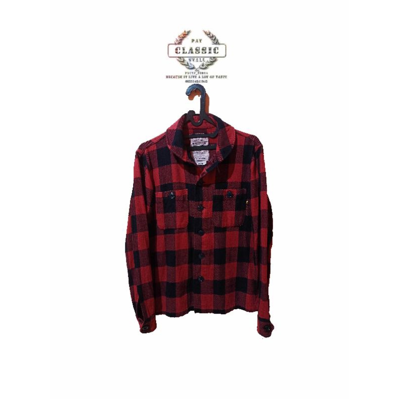 Kemeja Alpha Industries US Navy Original