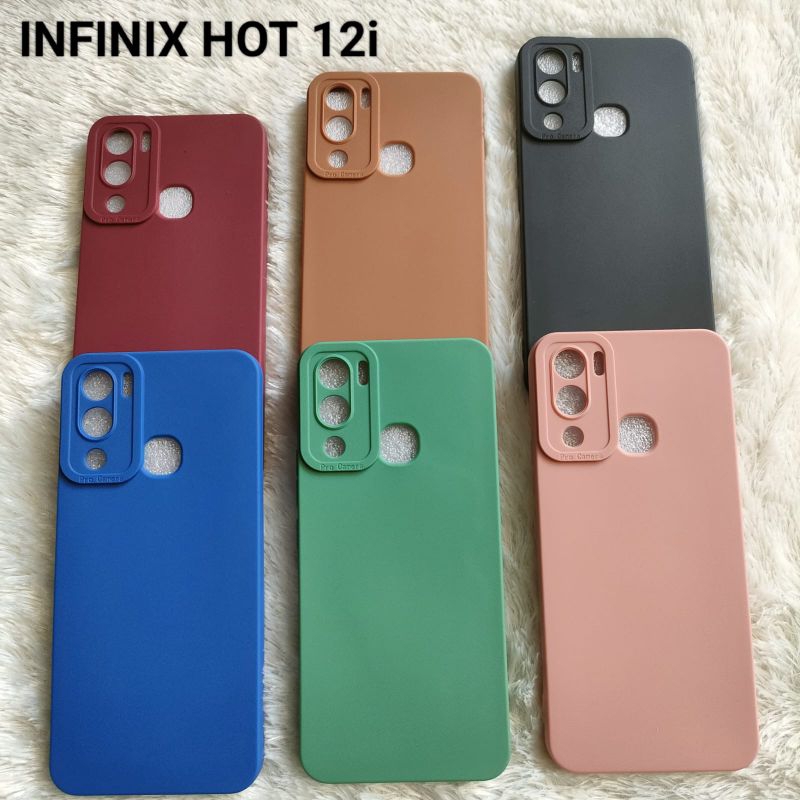 SOFTCASE PRO CAMERA MACARON INFINIX HOT 12i