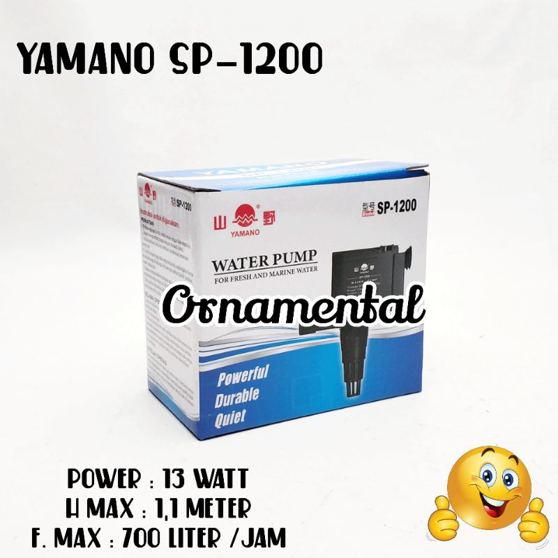 Pompa Aquarium YAMANO SP-1200 Water Pump