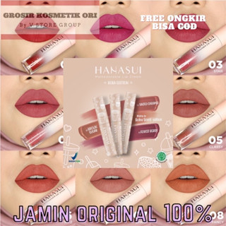 Image of TERMURAH [BPOM] HANASUI Mattedorable Lip Cream 4gr