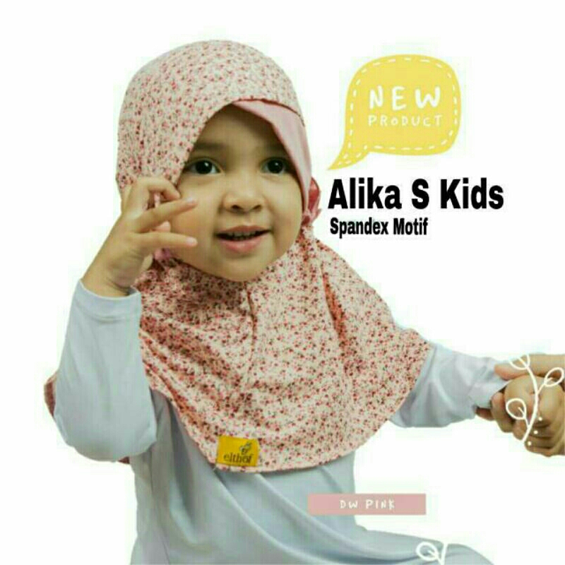 JILBAB INSTAN TANPA PET ELTHOF ALIKA ANAK