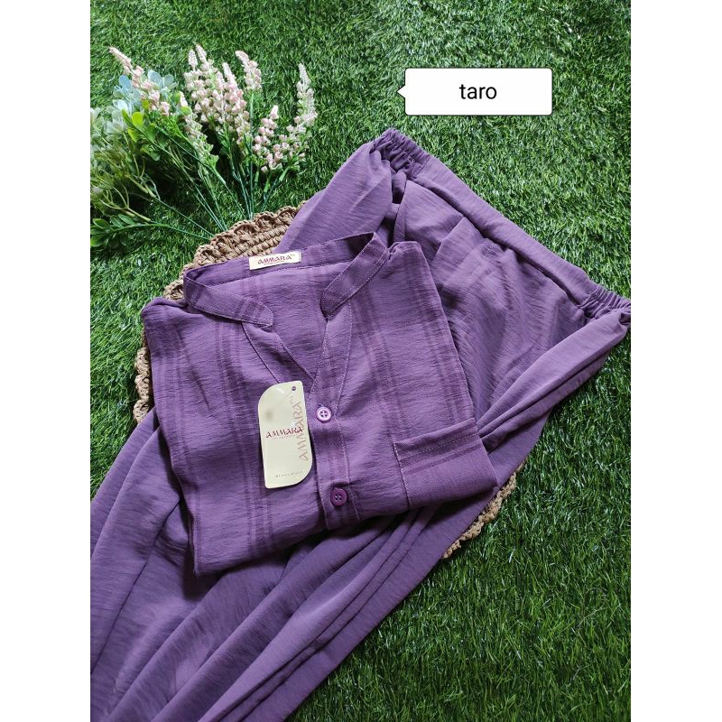 setelan wanita terbaru 2023/oneset botega cringkle/outfit terbaru/korean style/fashion modern/one set kekinian/baju jalan jalan/set crincle airflow/ootd fashion/setcelana panjang-3