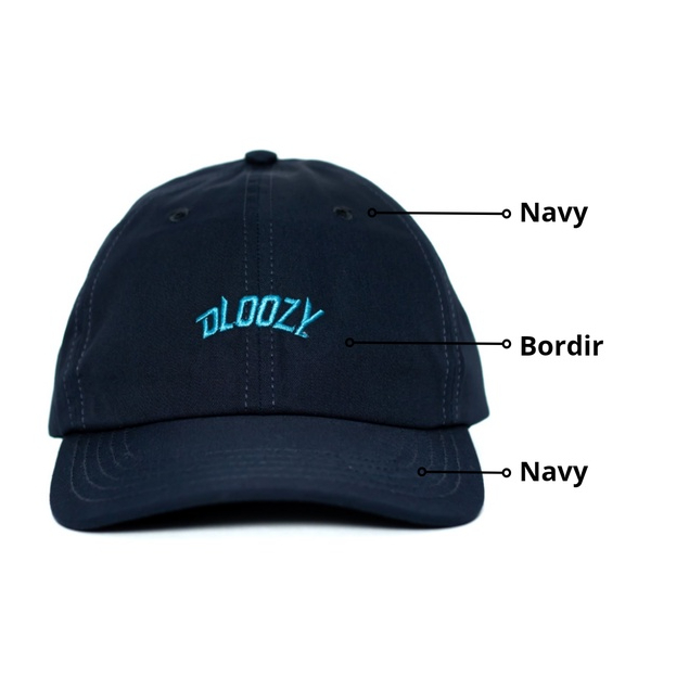 DLOOZY Topi Baseball Caps Hats Navy Dlz03