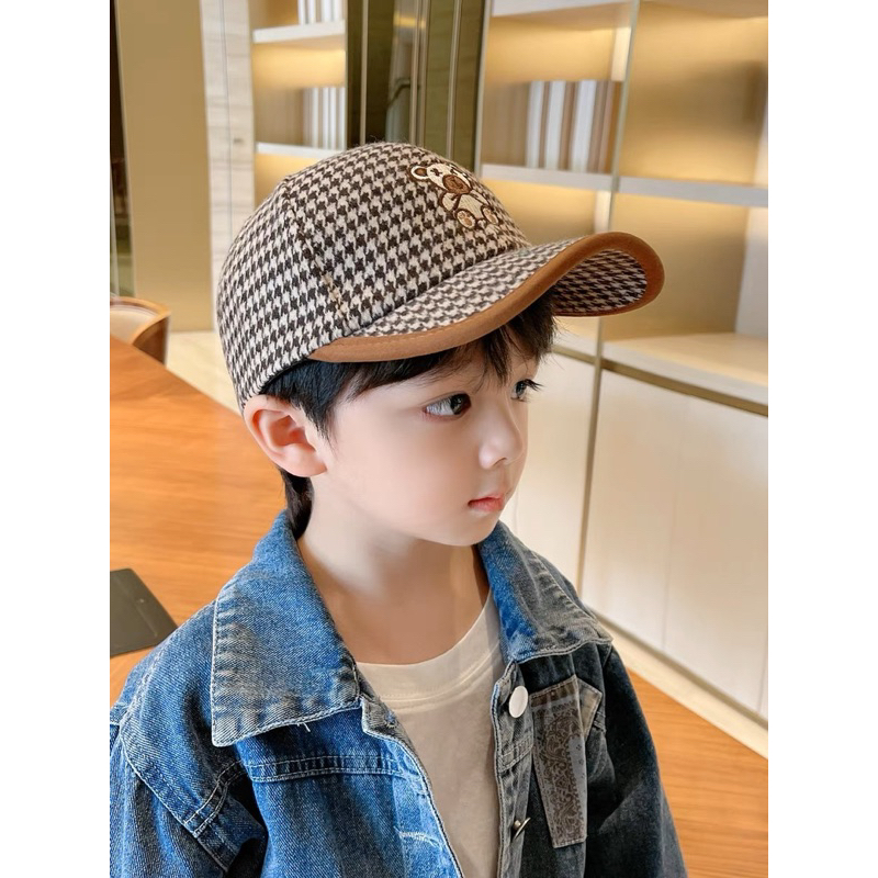 Topi Baseball Bucket Anak Laki Laki Anak Perempuan Import Model Bear