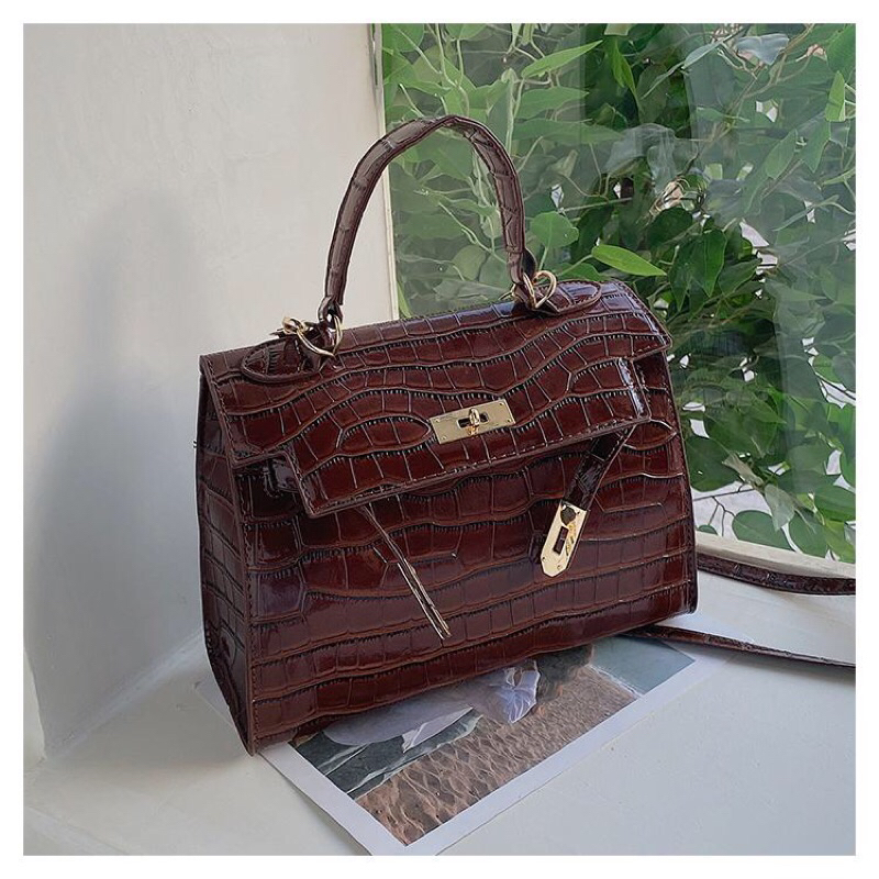 SG3543 syafniegalery tas croco import mini tas selempang