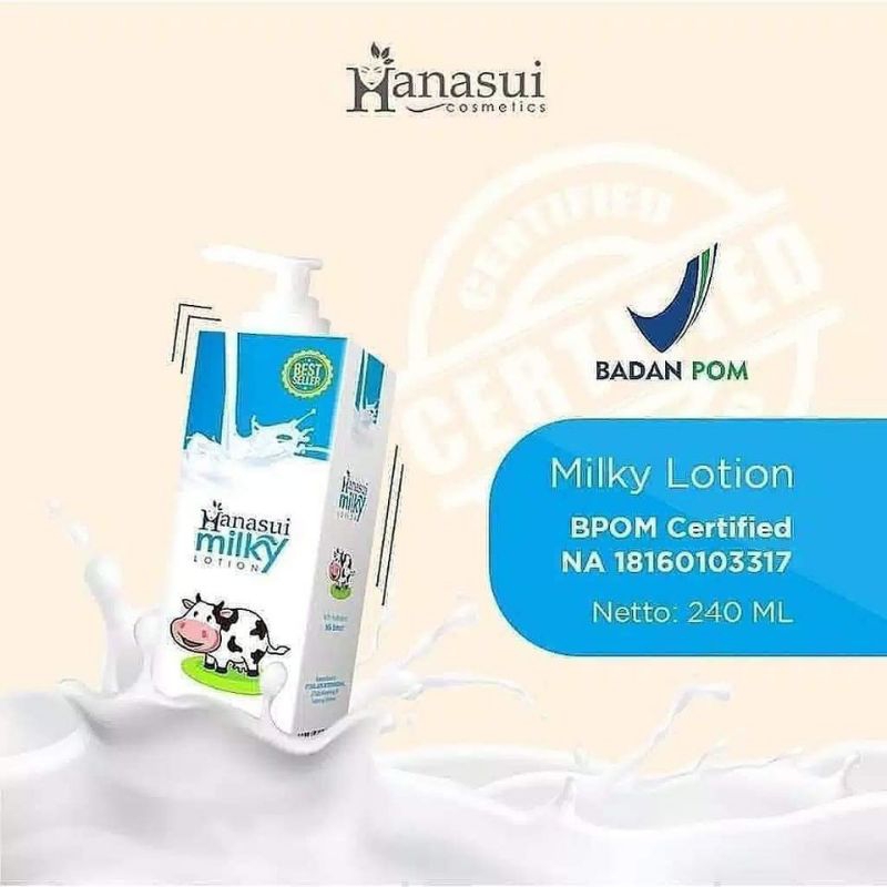 Handbody Lotion Milk Hanasui