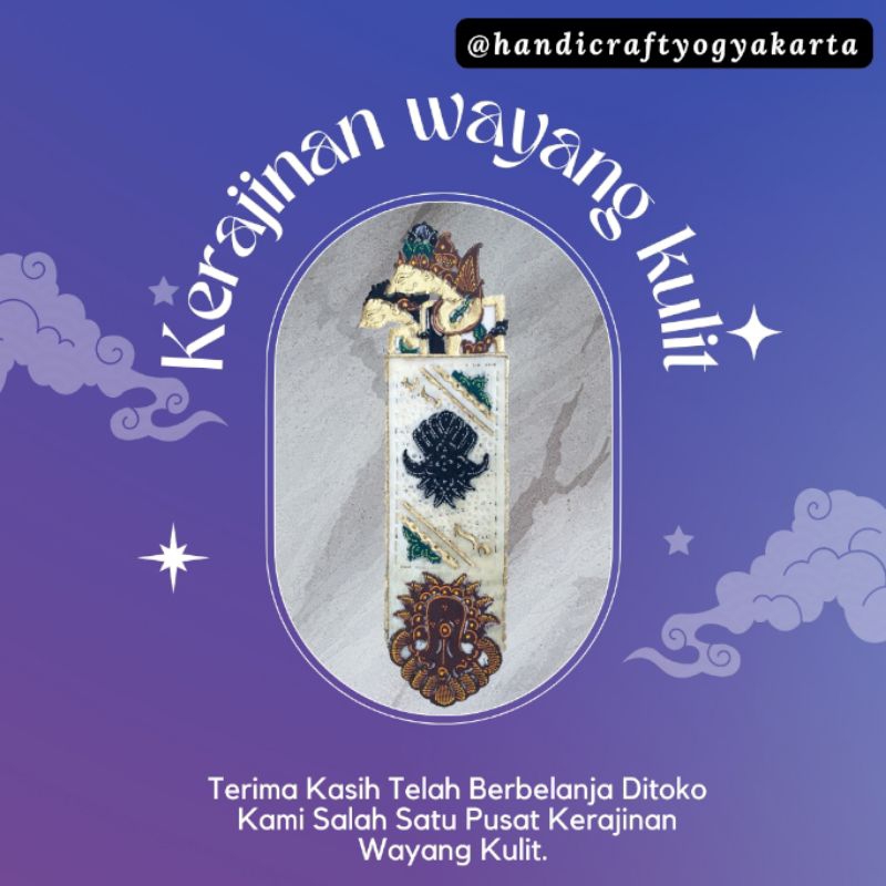 

Pembatas Buku Wayang Kulit Rama Shinta