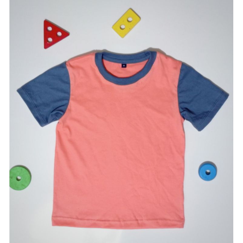 Setelan anak kombinasi warna setelan bayi kombinasi warna kaos katun anak kaos katun bayi baju santa