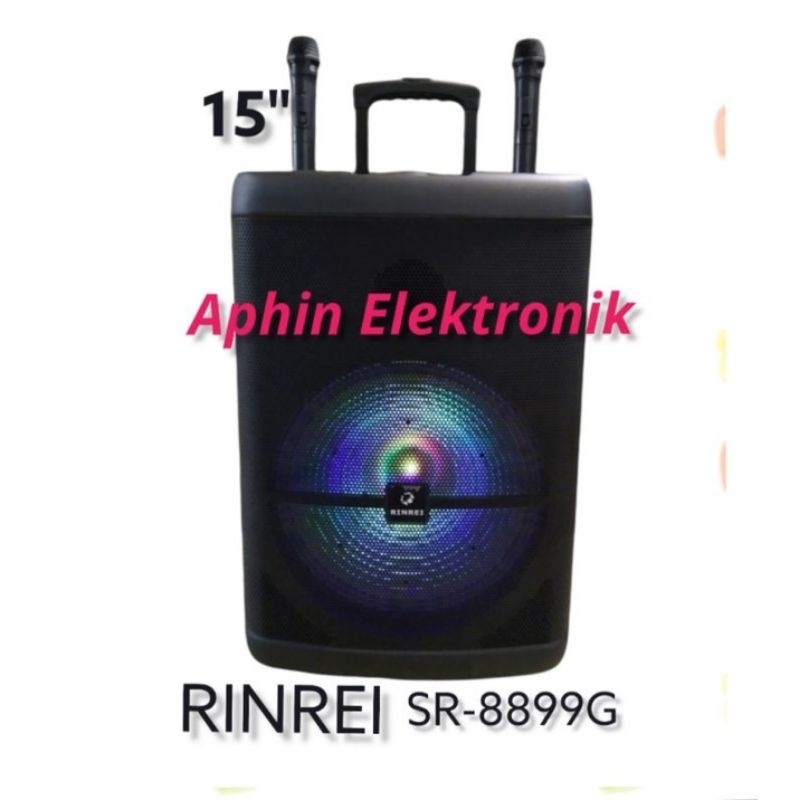 RINREI SPEAKER MEETING 15IN 2MIC SR 8899G