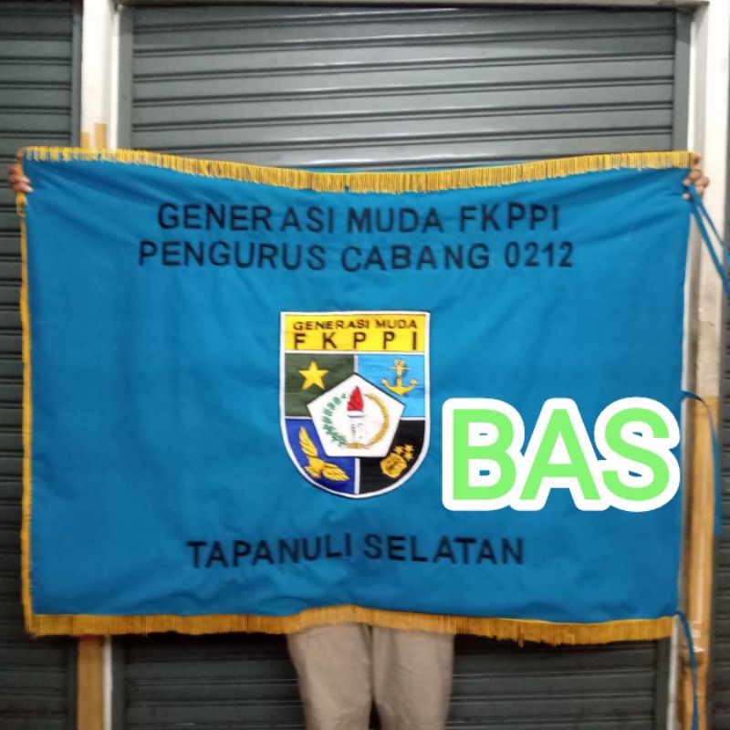 BENDERA PATAKA FKPPI/BENDERA BORDIR/BENDERA CUSTOM/BENDETA RUANGAN