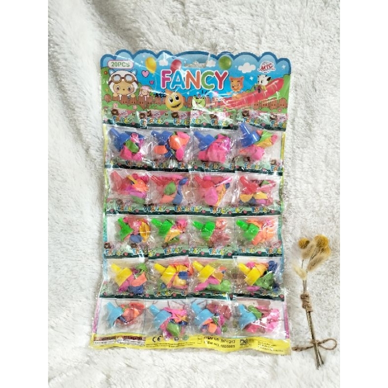 BALON FANCY CORONG isi 20 pcs