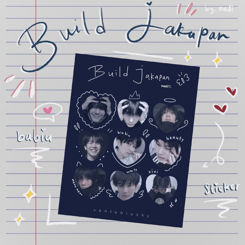 

Build Jakapan Sticker Glitter A5