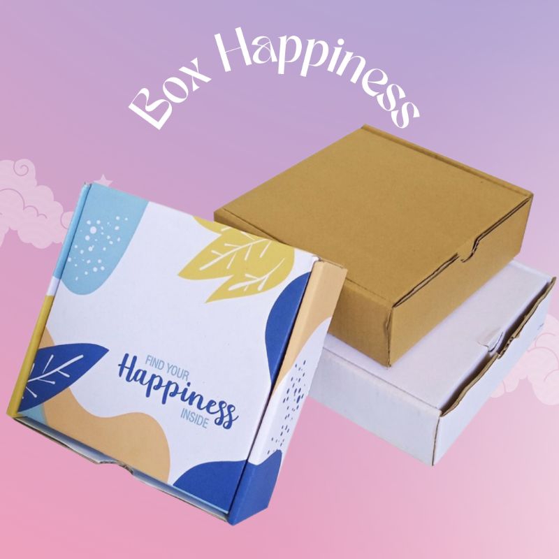 

BOX HAMPERS WARNA FIND YOIR HAPPINESS UKURAN 16X16X5 20X15X15 21X21X5
