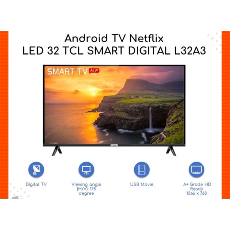 tcl 32 inch 32a3 smart digital