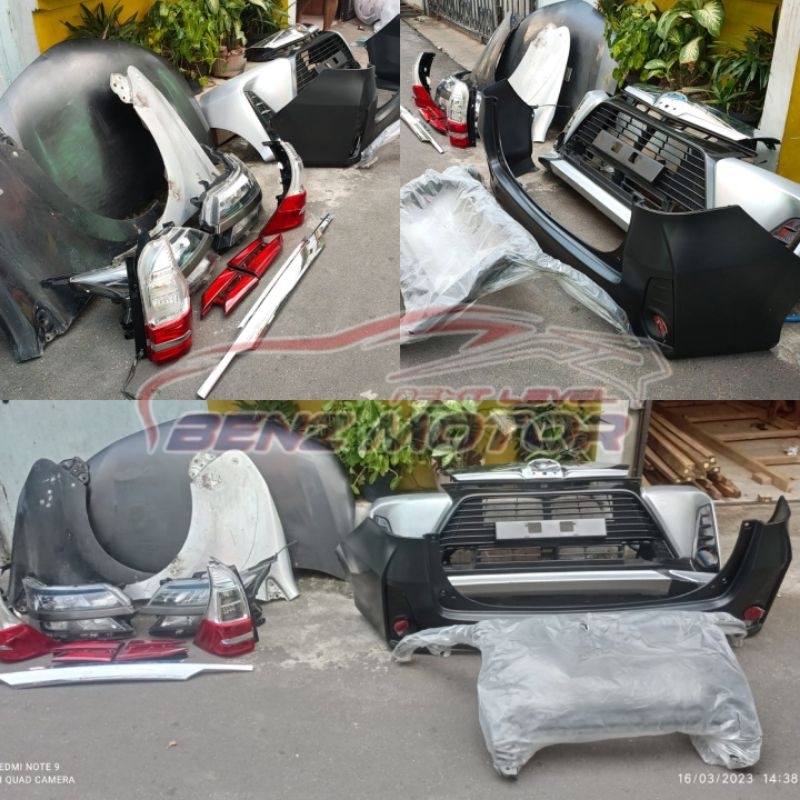 Sparepart Upgrade Toyota Avanza Xenia 2013 ke Veloz 2020 full set