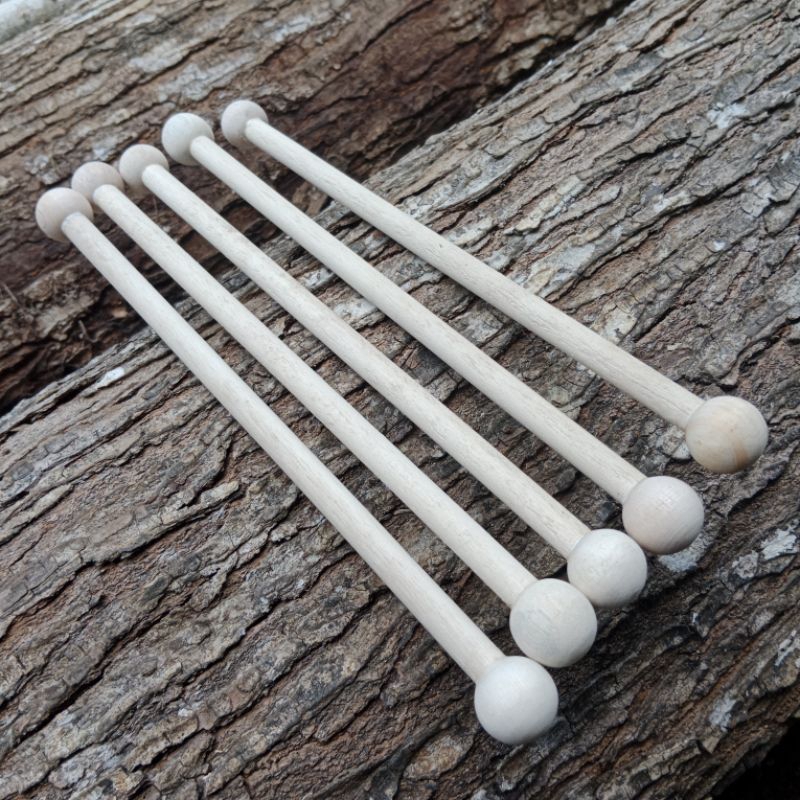 stik kayu/hanger kayu bulat/stik bendera panji