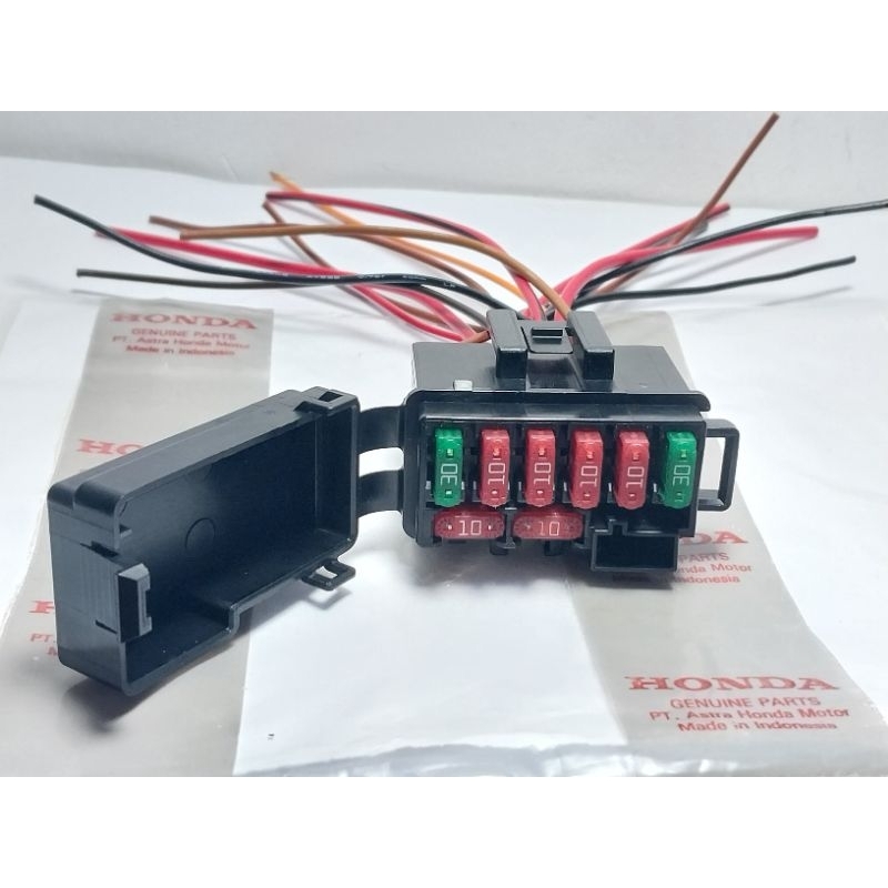 Box rumah sekring pius fuse sekring flosser honda fi CB 150R CBR 150 + kabel dioda kaki 3