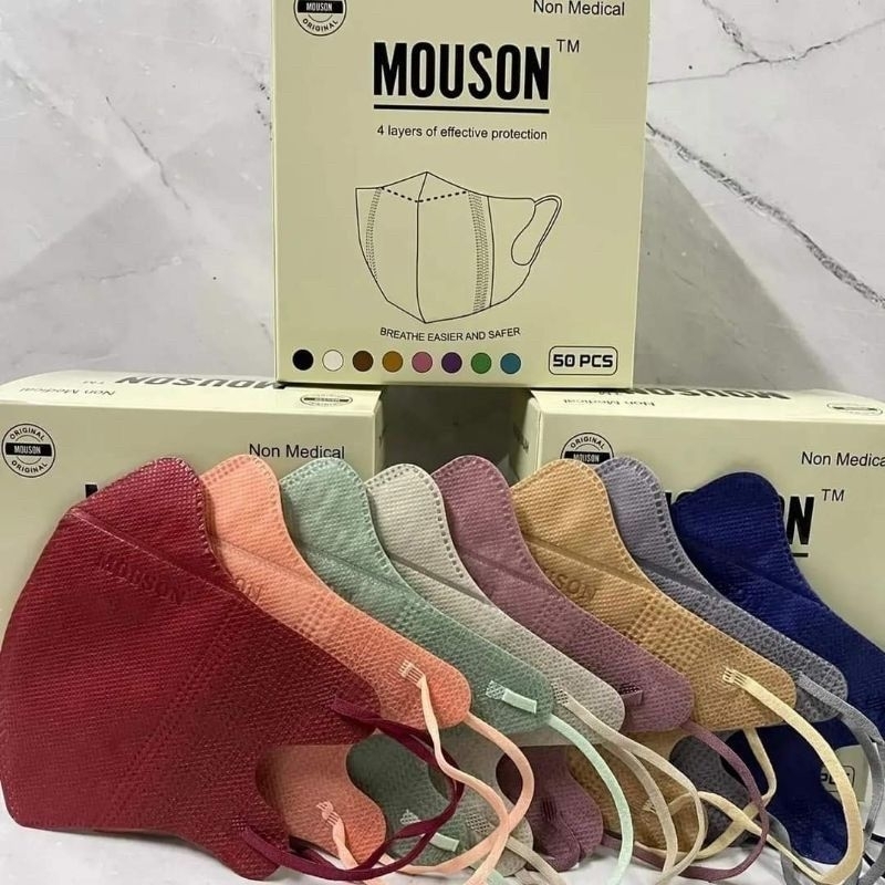 Masker Duckbill Mouson Mix Warna Isi 50 Pcs