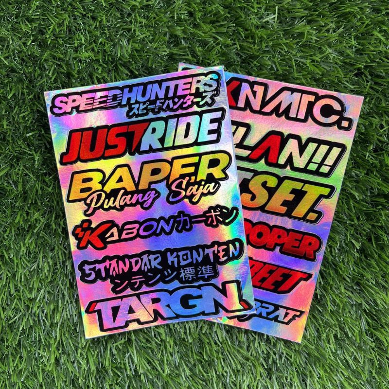 

H7Y CETAK STIKER HOLOGRAM A3+ BEBAS GAMBAR / BEBAS REQUEST SESUKA HATI MURAH WAH