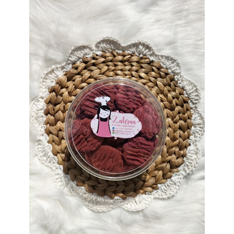 

kue kering red Velvet cookies