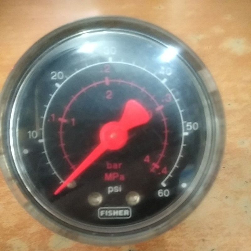 pressure gauge payung 2" 0-4 bar 0- 0,4 Mpa 0-60 psi Fisher