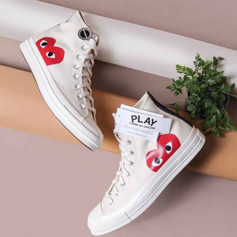 Converse CDG High White