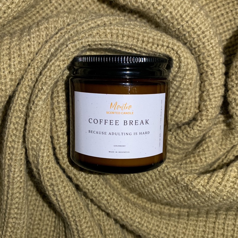 Scented Candle by Mantra | Lilin Aromaterapi [COFFEE BREAK]