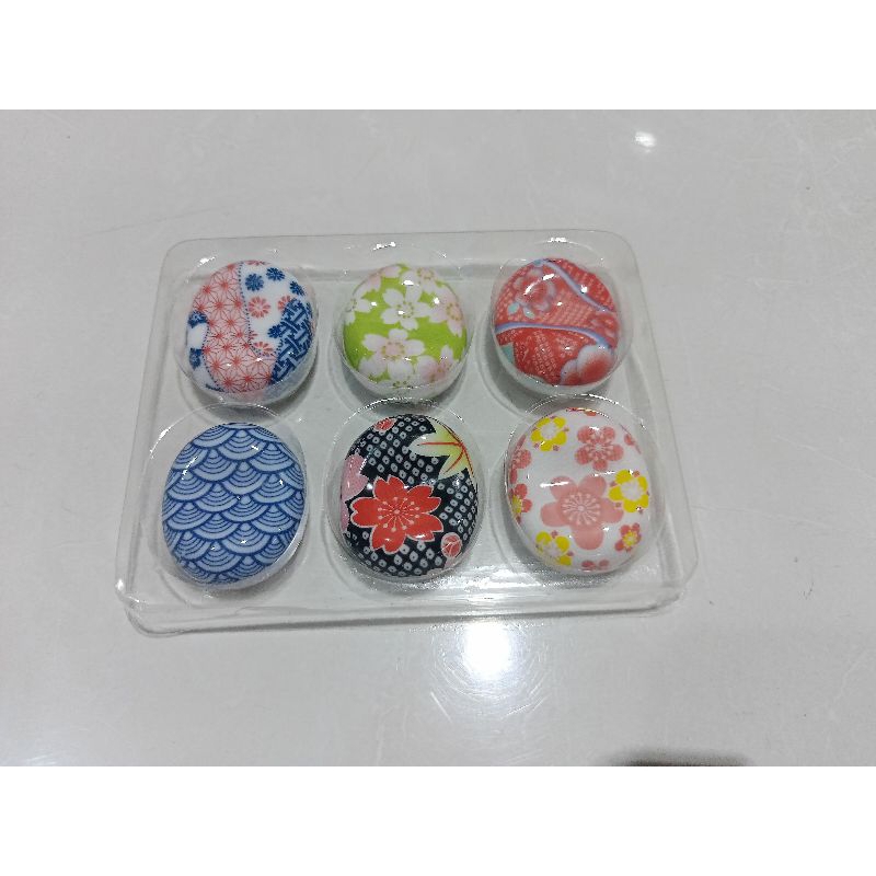 Tatakan Sumpit Keramik / Alas Sumpit Keramik Ala Jepang Satu set Isi 6 pcs