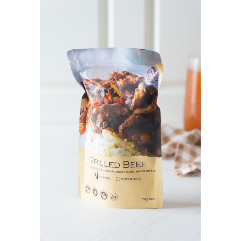 Grilled Beef Donburi Vacuum Pack NP/PS