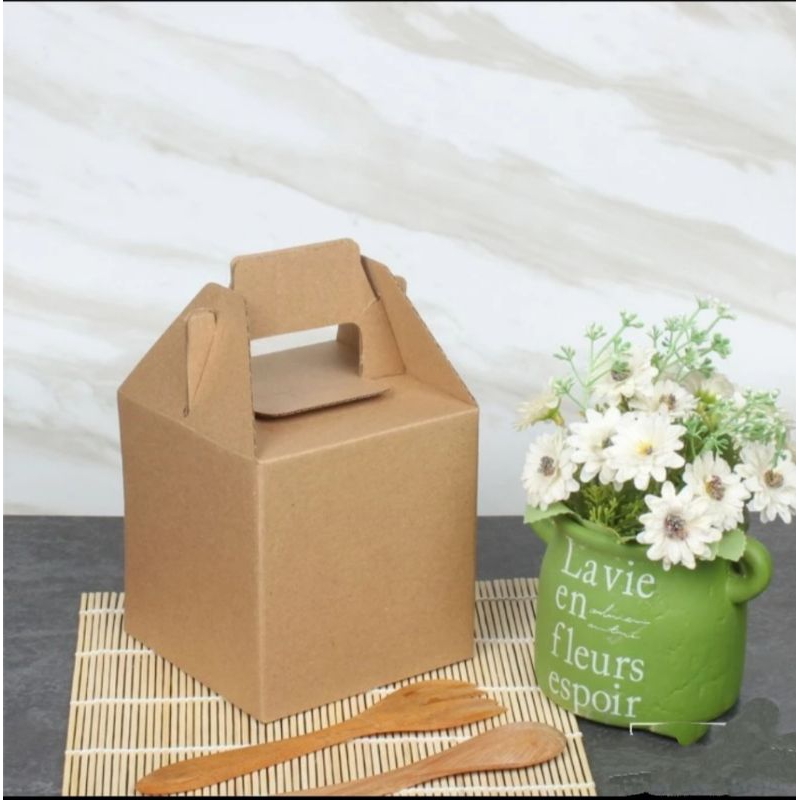 

5pcs KOTAK KARDUS EFLUTE DT-22 HAMPERS BOX TENTENG 12x12x12.5cm