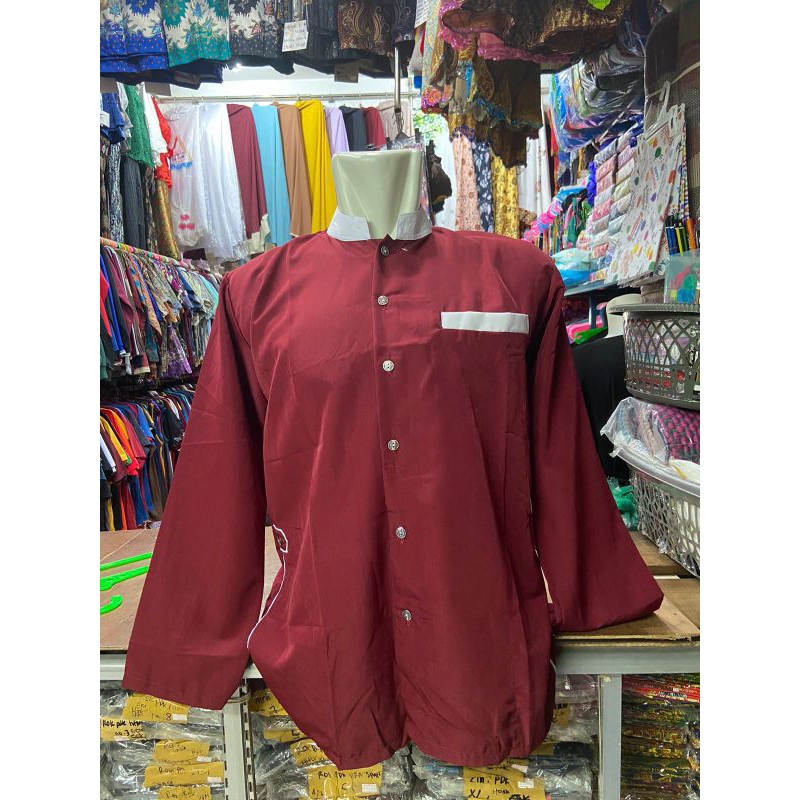 Baju jasko panjang / Baju muslim pria / Baju koko jasko / atasan muslim pria / baju koko dewasa