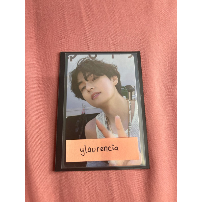 BOOKED Bts V Photocard Rpc Taehyung Memo 2021 Dvd Memories Bangtan Bts Ready Stock