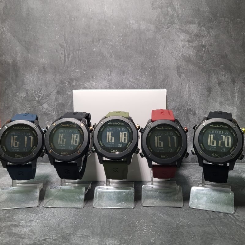 Jam Tangan Pria Original Alexandre Christie AC 9377 MH