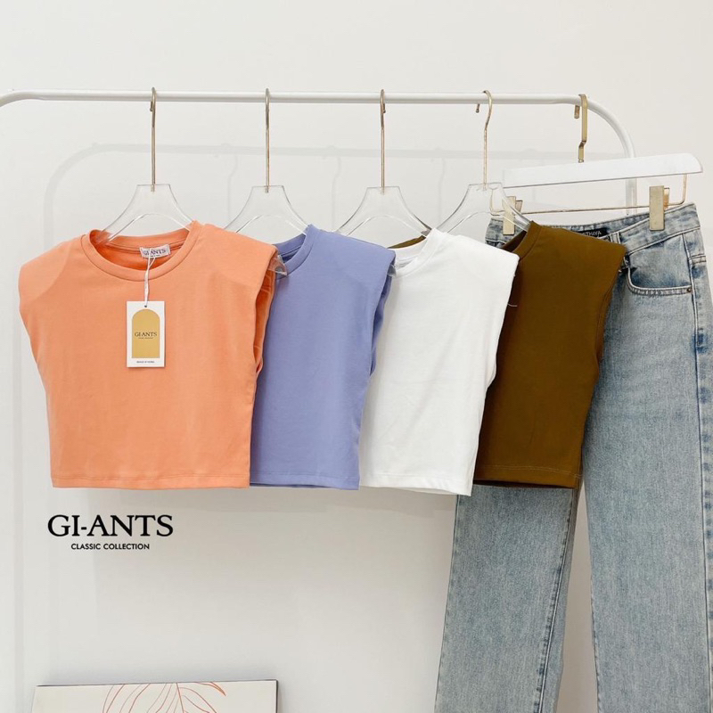 ATASAN GIANTS BASIC MODEL CROP TOP KAOS CROP BANGKOK (BJGB462)