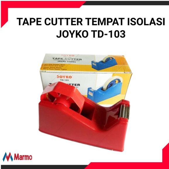 

TAPE CUTTER /TAPE DISPENSER /TEMPAT ISOLATIP ISOLASI LAKBAN JOYKO TD-103