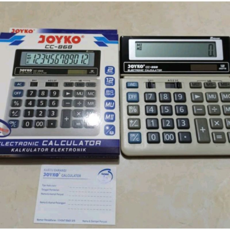 

Kalkulator CC 868 12 digit