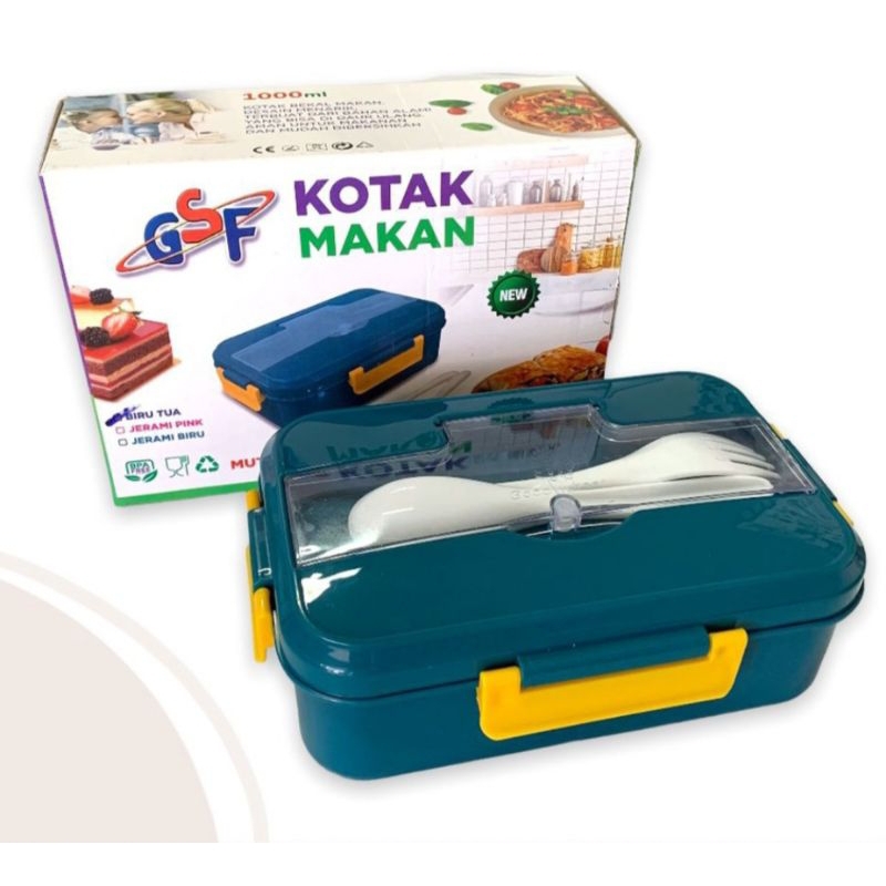 kotak makan gsf G 3103 kotak bekal gsf G-3103 launch box set gsf 3103