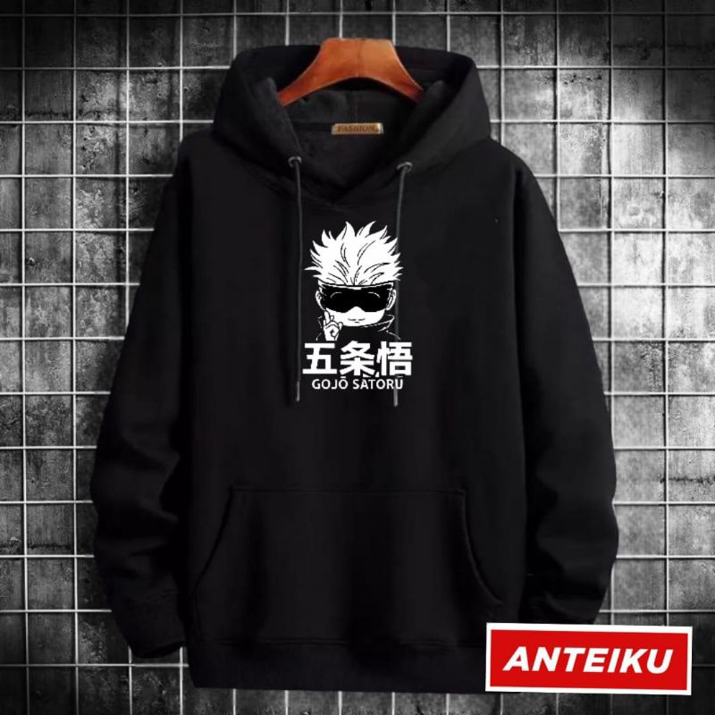 [Promo Sale] Sweater Hoodie Anime Jujutsu Kaisen Gojo Satoru Pria Wanita M-XXL
