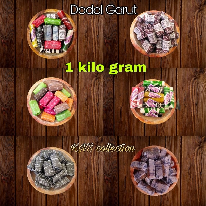 

Aneka Dodol Garut Original 100% asli, 1 KG bisa Mix semua rasa, cita rasa khas yang super enak dan legit