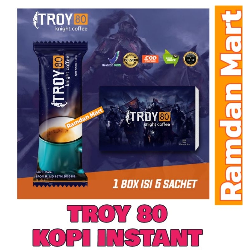 

KOPI TROY 80 kopi Susu dengan rasa cappucino per BOX