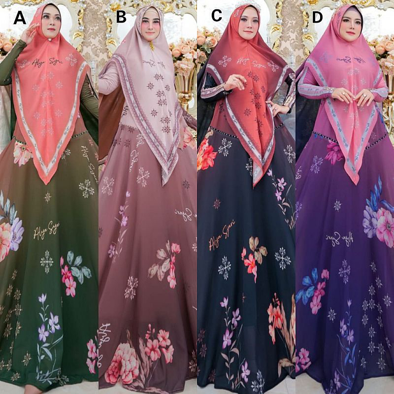 ALAYYA SYARI BY FAZZA / NAURA SERIES BY ALYA (PO 21 MARET)