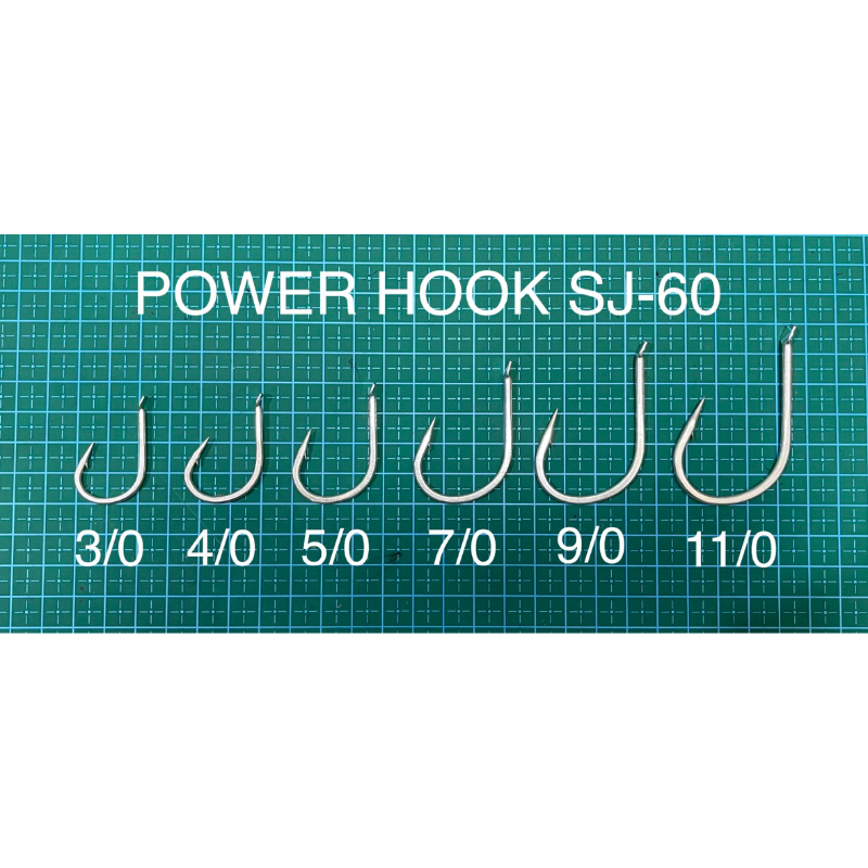 Power Hook Sj60 Flat Kail Slow Jigging Assist Hook 1 Box isi 30pcs