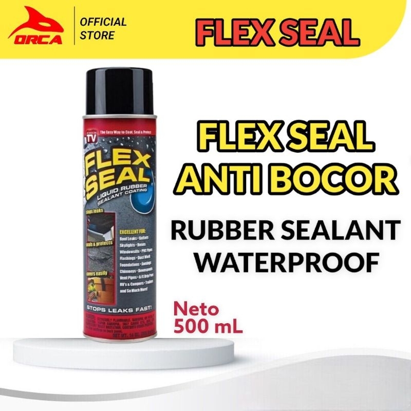 FLEX SEAL Spray Anti Bocor Spray ajaib Anti Bocor Rubber Sealant Spray 500ml