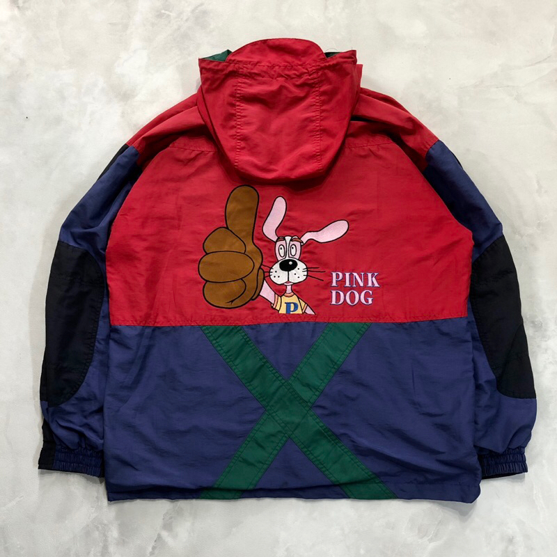 JAKET VINTAGE COLORBLOCK SECOND