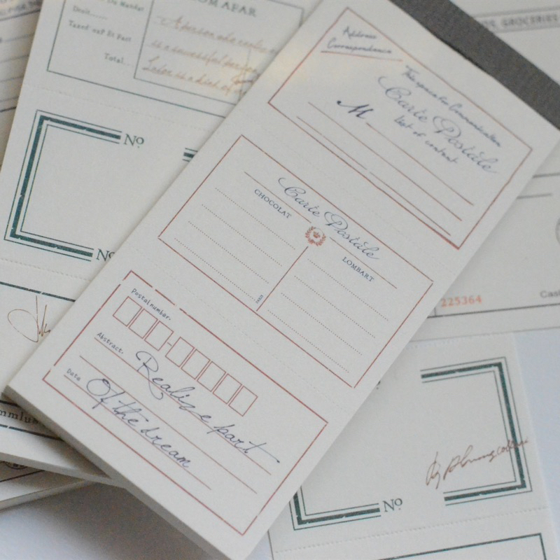 

Carte Postale 3 Labels Memo Pad RB9