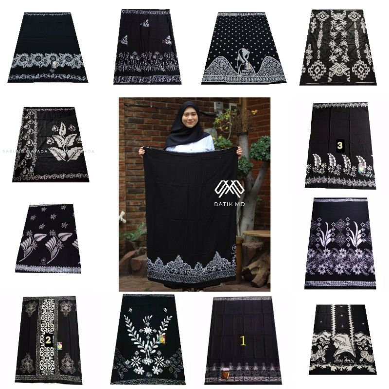 SARUNG BATIK WANITA MOTIF KOTAK RANTAI